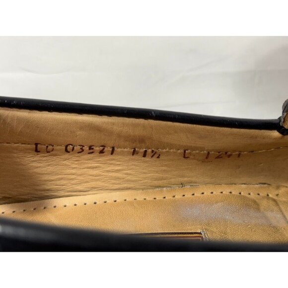 Cole Haan Men's Pinch Tassel Loafer Size 11.5 D Slip On Dress Shoe Black Leather - Picture 2 of 12